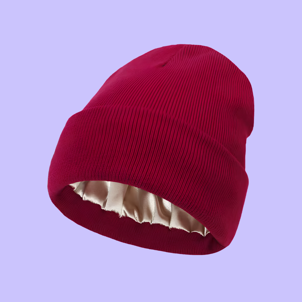 Haluxy Anti Frizz Silk Beanie