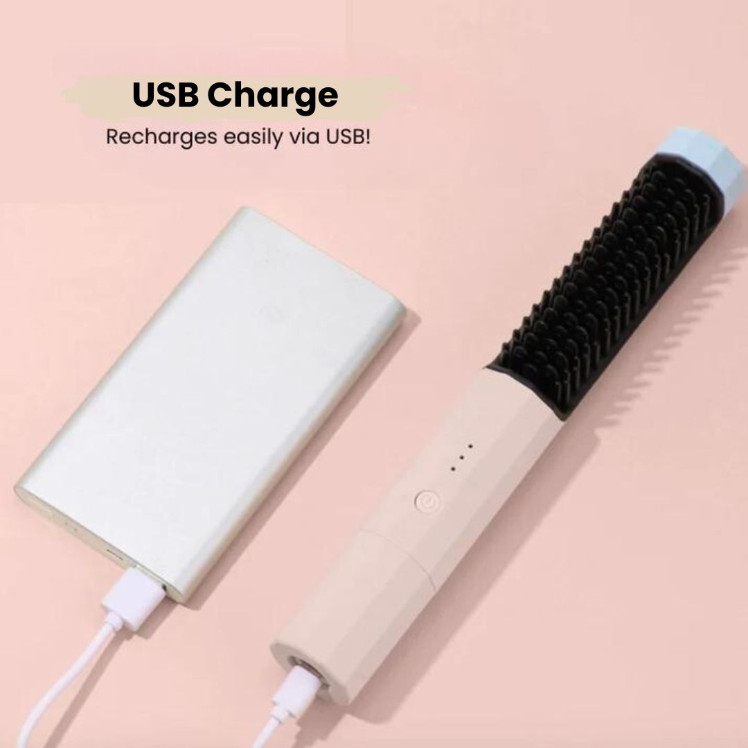 Smooth Hair - Electric Straightening Brush