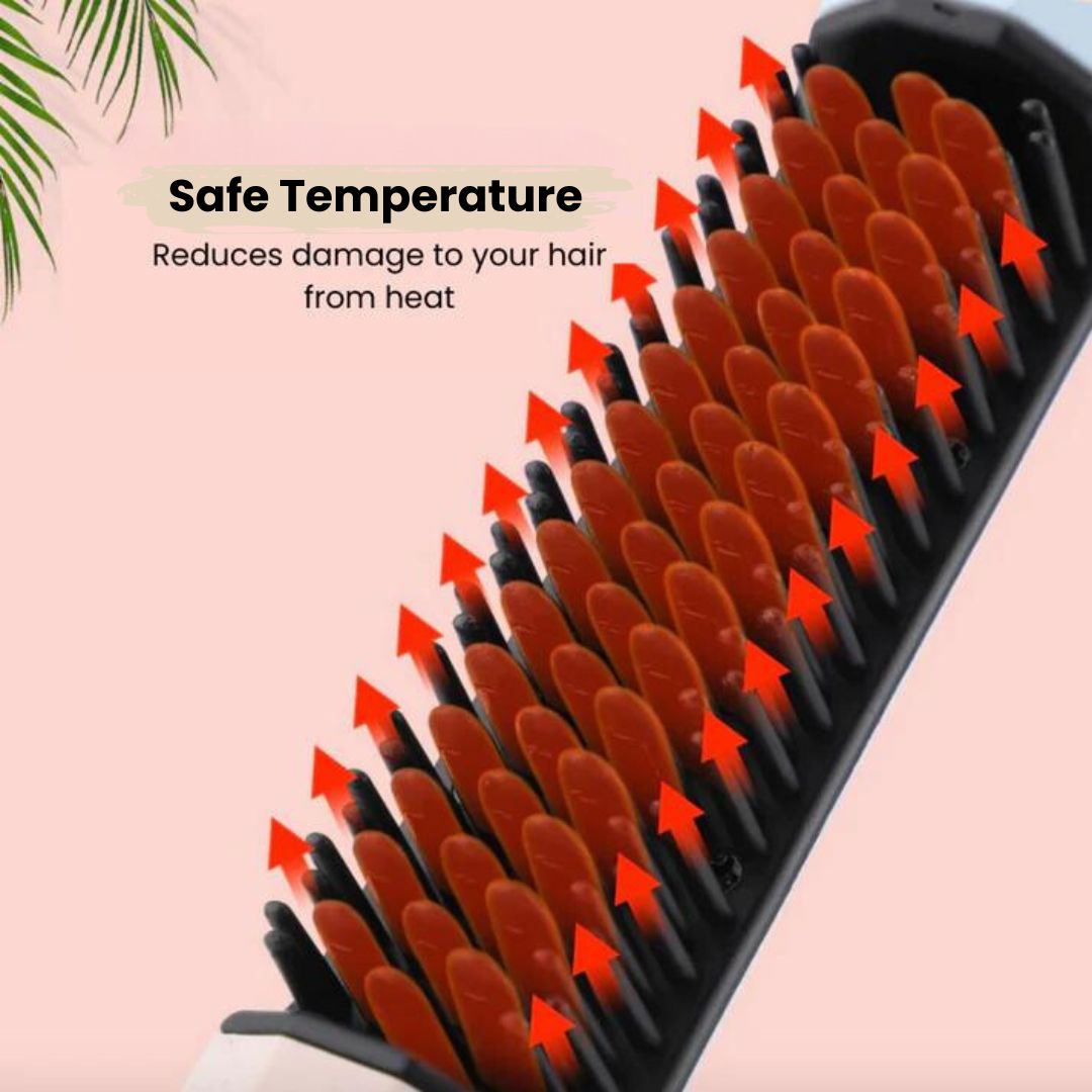 Smooth Hair - Electric Straightening Brush