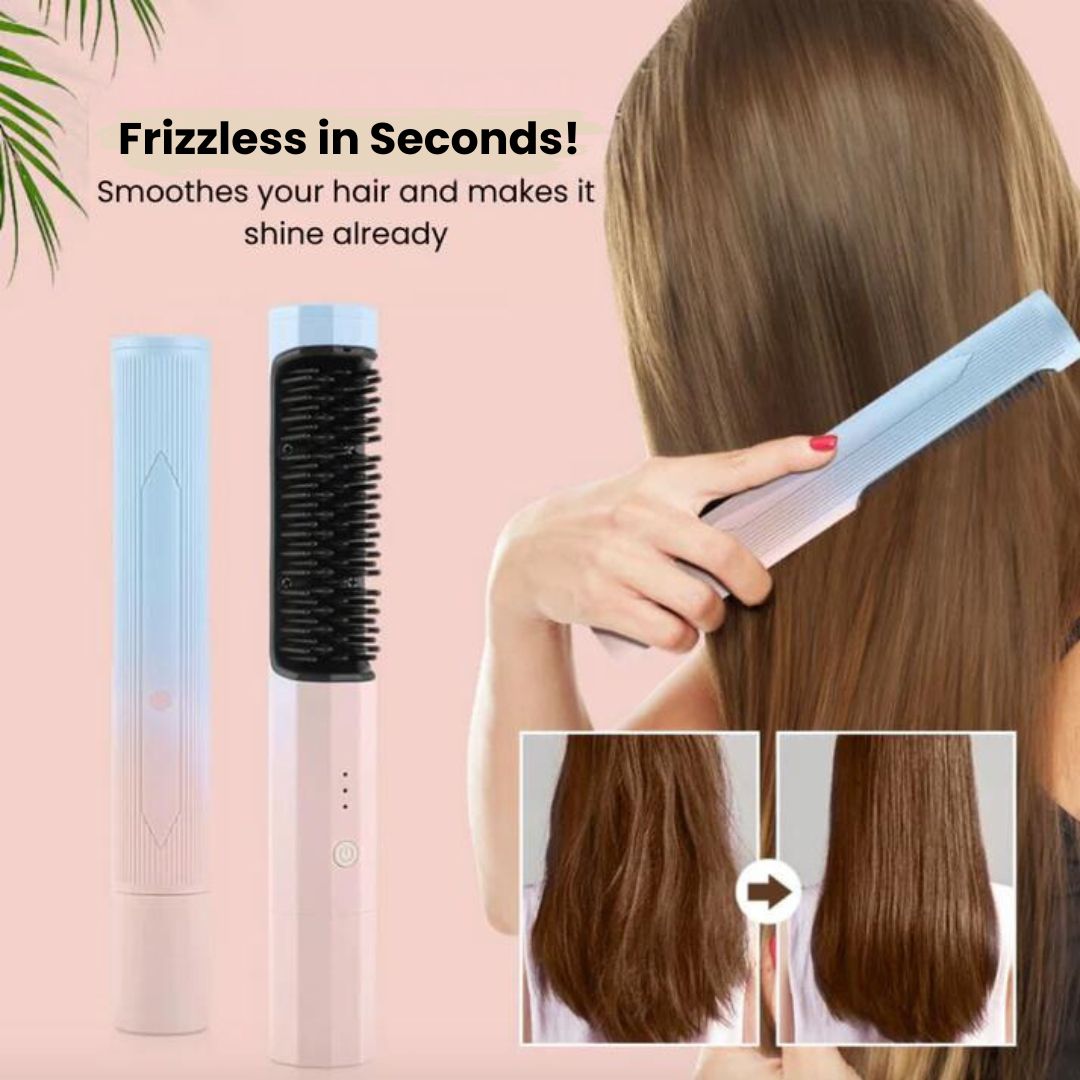 Smooth Hair - Electric Straightening Brush