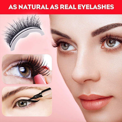 GlazyLash™ Reusable Adhesive Eyelashes