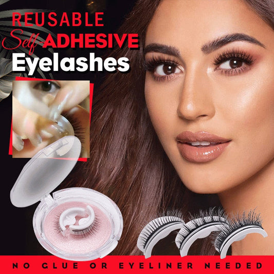 GlazyLash™ Reusable Adhesive Eyelashes